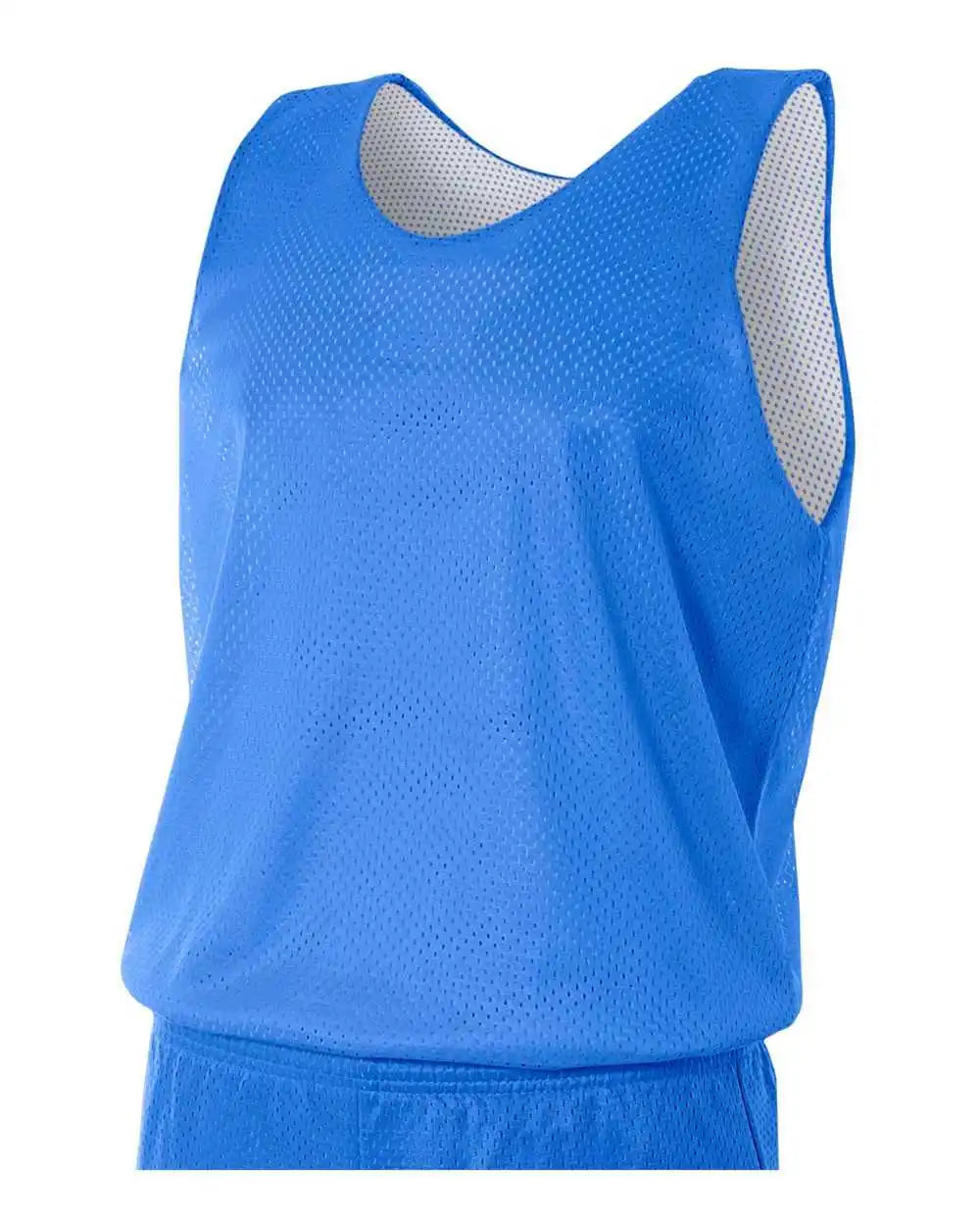 A4 Nf1270 Reversible Mesh Tank Royal White