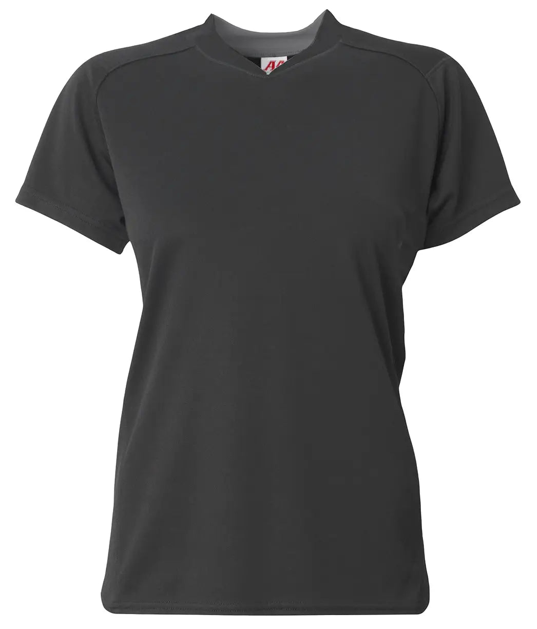 A4 Ng4197 Girl’s Pro Dna Softball Jersey - Graphite - Dark Gray / Girls s