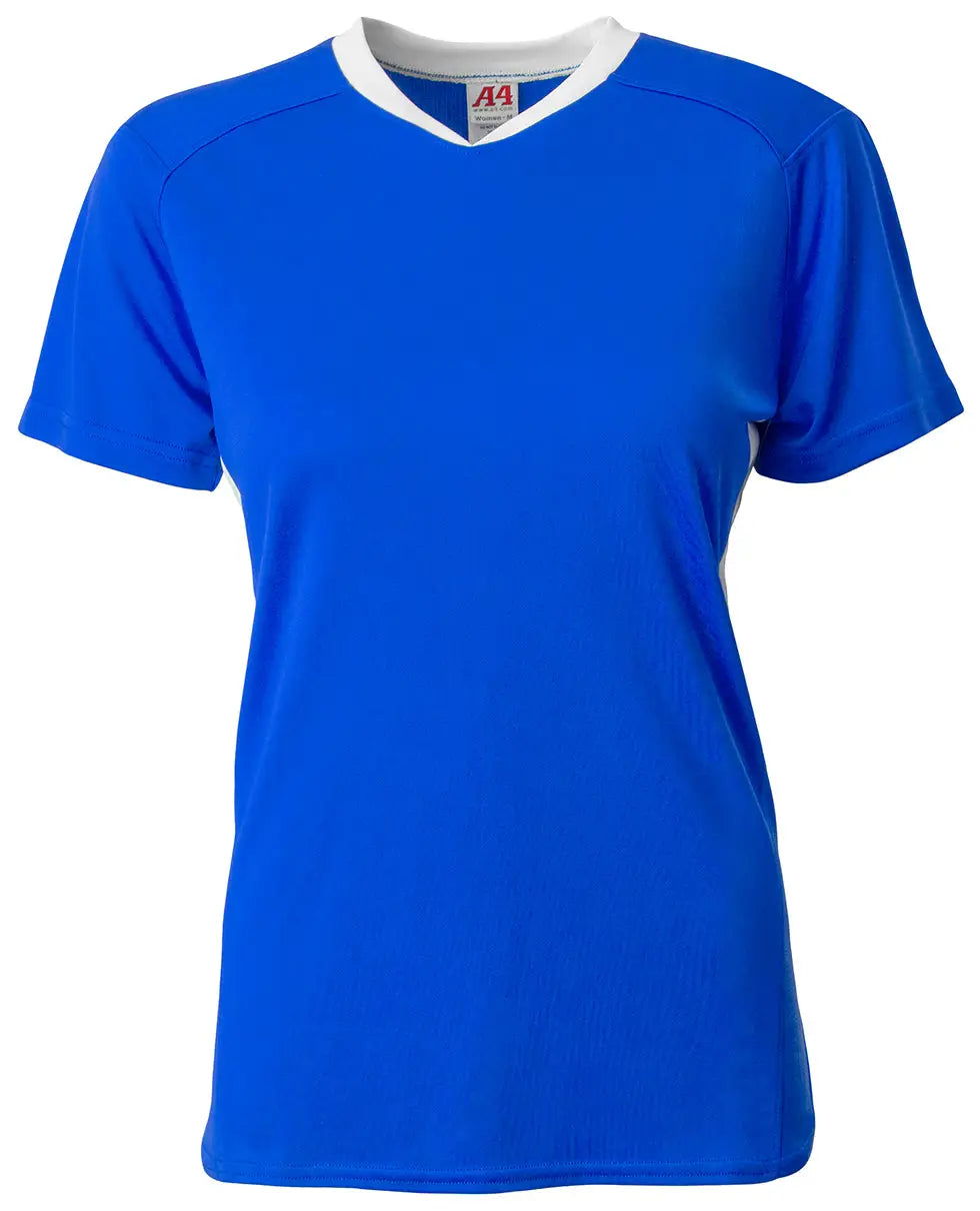 A4 Ng4197 Girl’s Pro Dna Softball Jersey - Royal White - Girls s