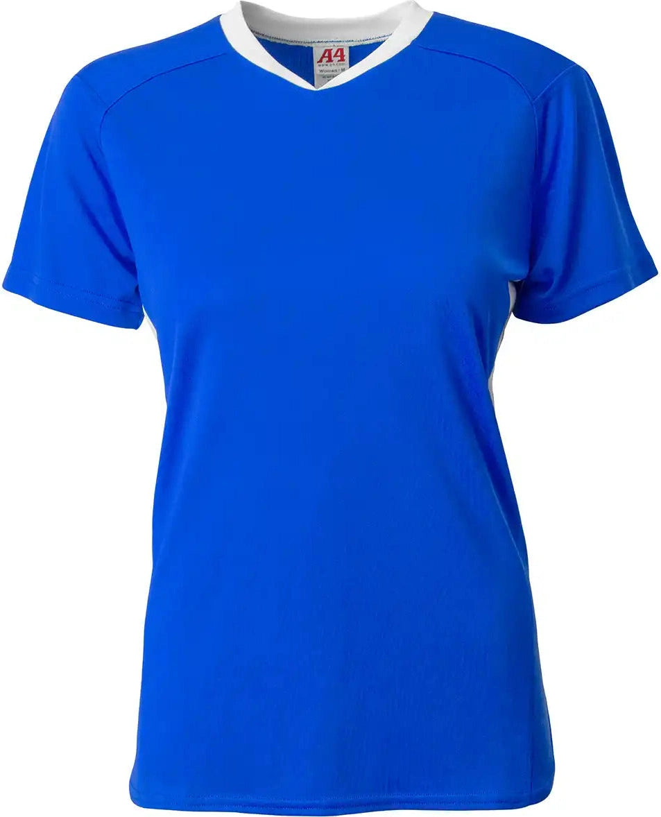 A4 Ng4197 Girl’s Pro Dna Softball Jersey - Royal White - Girls s