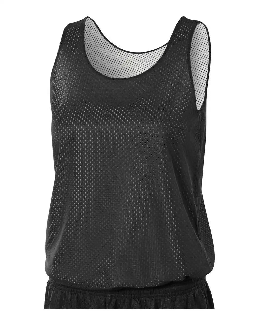 A4 Nw1000 Women’s Reversible Mesh Tank Black White