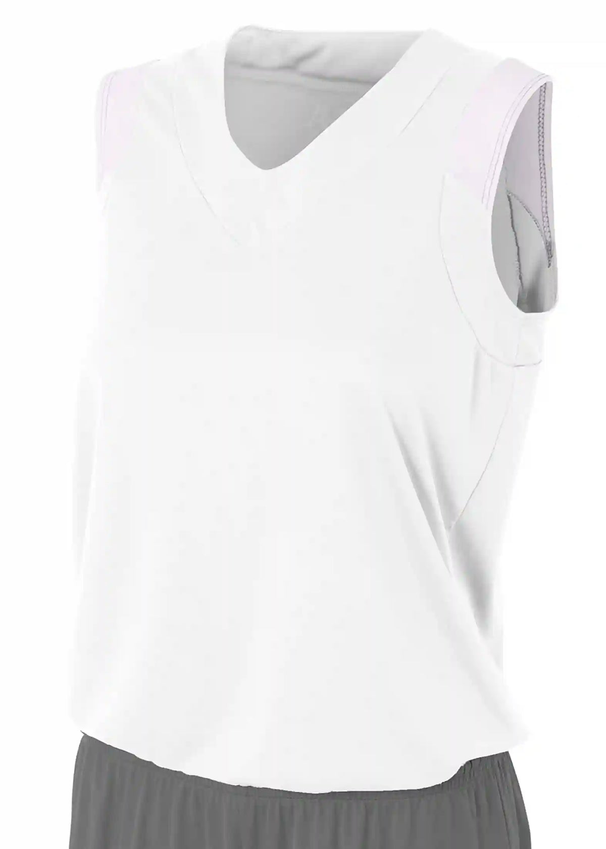 A4 Nw2340 Women’s Moisture Management V-neck Muscle - Orange White