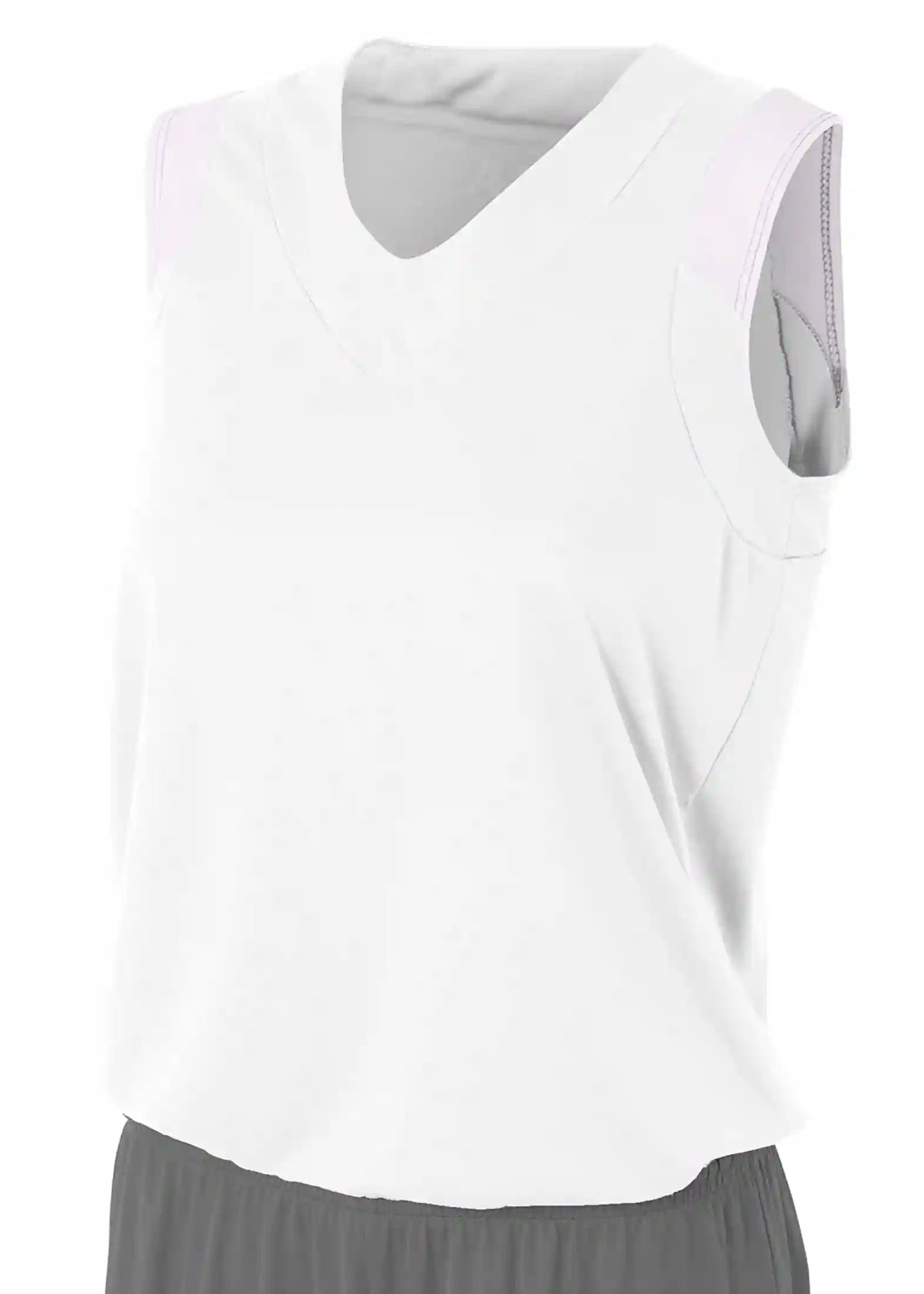 A4 Nw2340 Women’s Moisture Management V-neck Muscle - Orange White