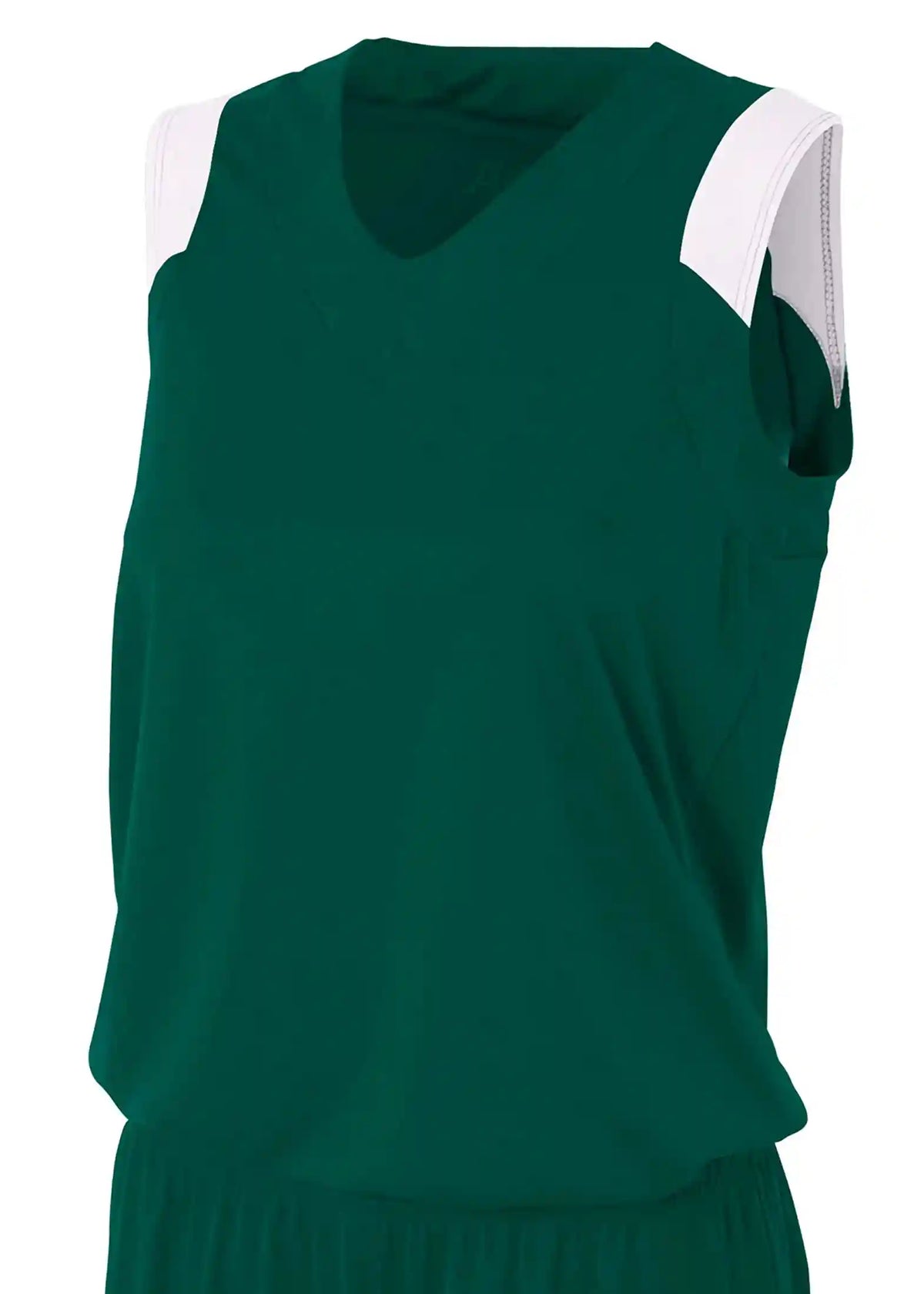 A4 Nw2340 Women’s Moisture Management V-neck Muscle - White