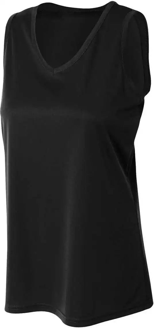 A4 Nw2360 Women’s Athletic Tank - Black