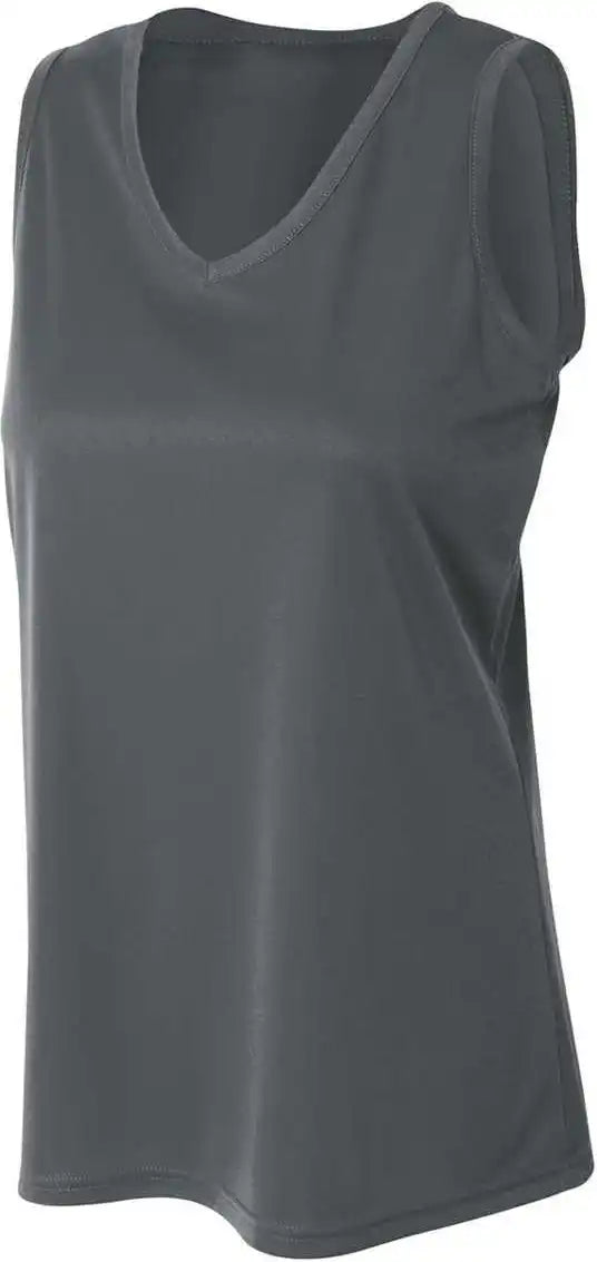A4 Nw2360 Women’s Athletic Tank - Graphite