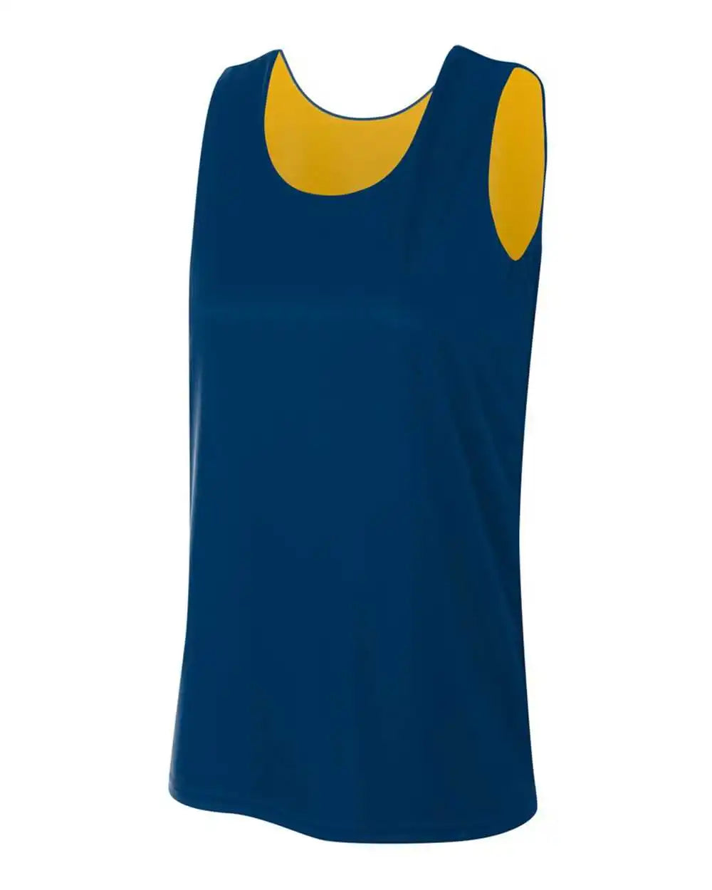A4 Nw2375 Women’s Reversible Jump Jersey - Navy Gold