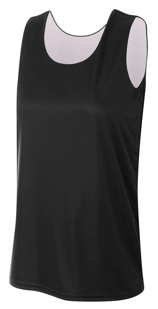 A4 Nw2390 Women’s Sprint Jump Reversible Jersey - Black White - Ladies Xs