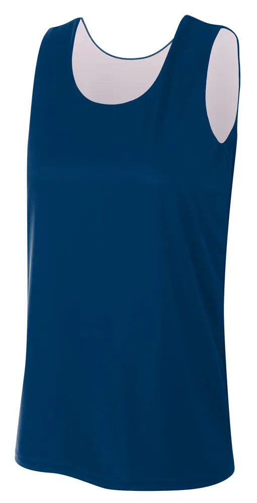 A4 Nw2390 Women’s Sprint Jump Reversible Jersey - Navy White
