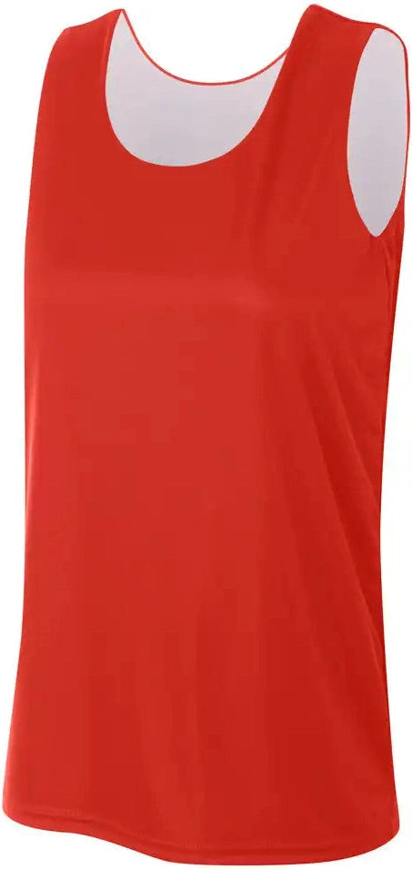 A4 Nw2390 Women’s Sprint Jump Reversible Jersey - Scarlet White - Red / Ladies Xs