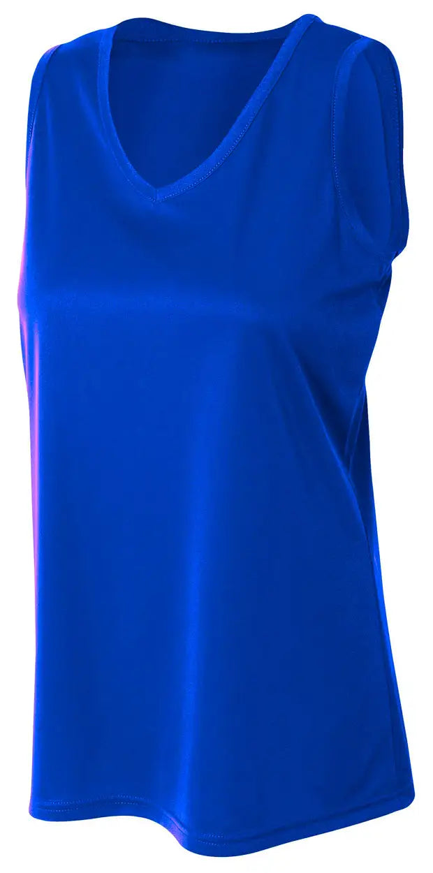 A4 Nw2502 Sprint Athletic Tank - Royal - Ladies Xs