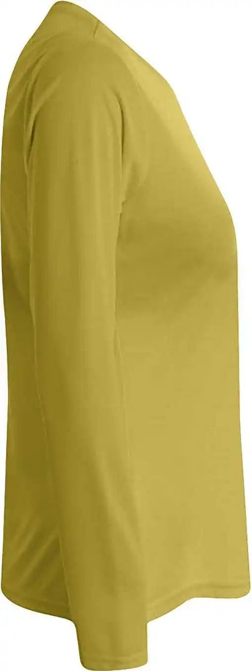 A4 Nw3002 Ladies’ Long Sleeve Cooling Performance Crew T-shirt - Vegas Gold