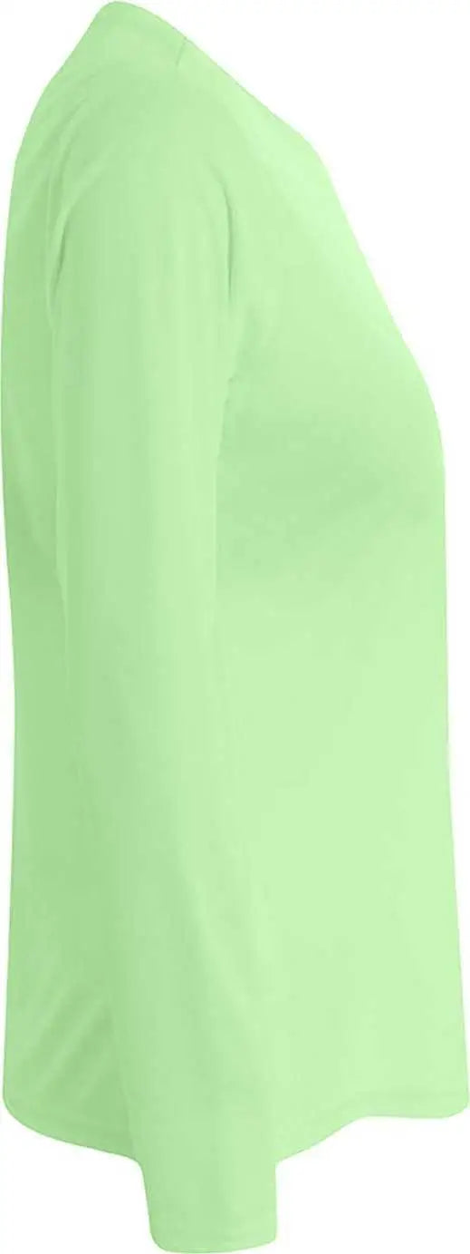 A4 Nw3002 Ladies’ Long Sleeve Cooling Performance Crew T-shirt - Light Lime