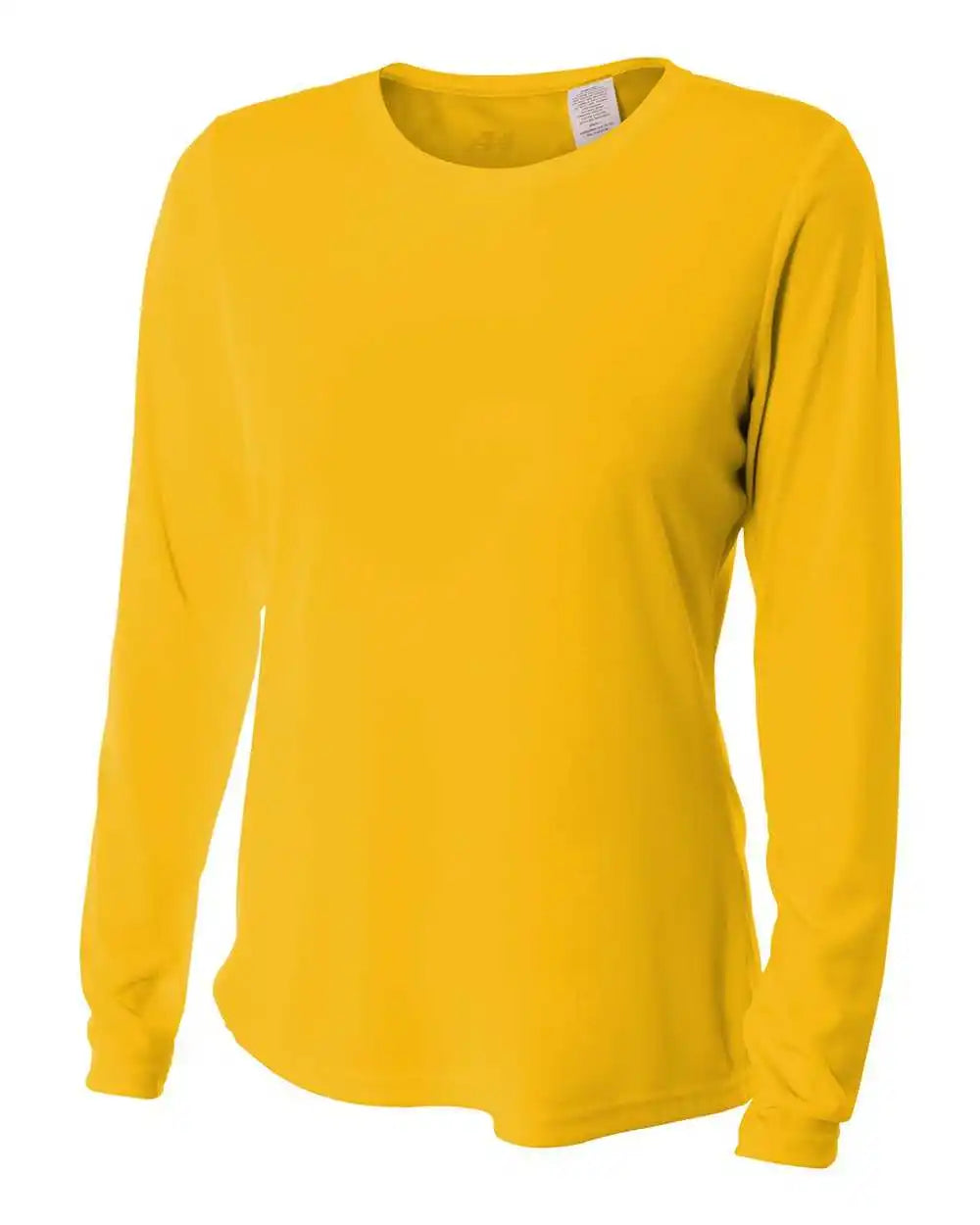 A4 Nw3002 Women’s Long Sleeve Performance Crew - Gold