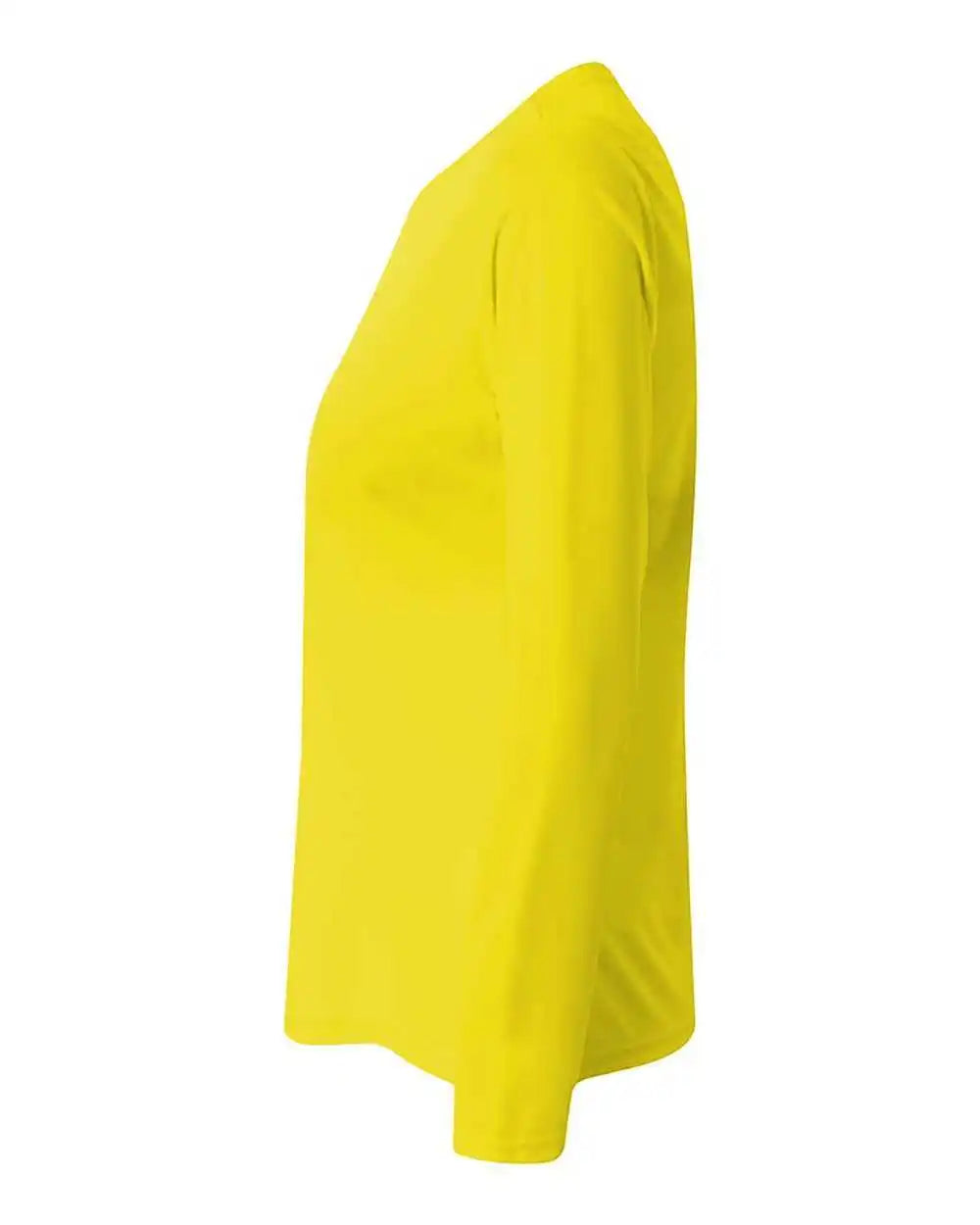 A4 Nw3002 Women’s Long Sleeve Performance Crew Safety Yellow
