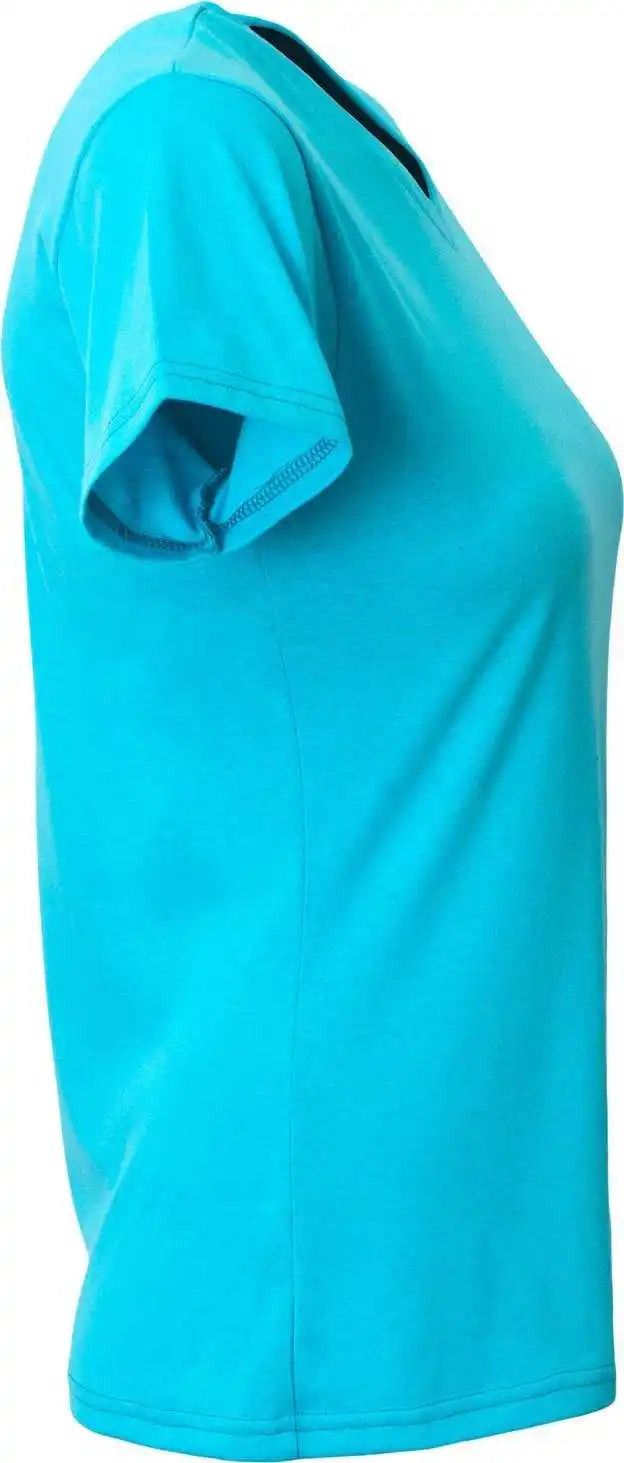 A4 Nw3013 Ladies’ Softek V-neck T-shirt - Electric Blue