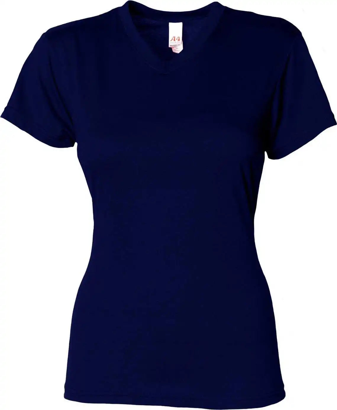 A4 Nw3013 Ladies’ Softek V-neck T-shirt - Navy