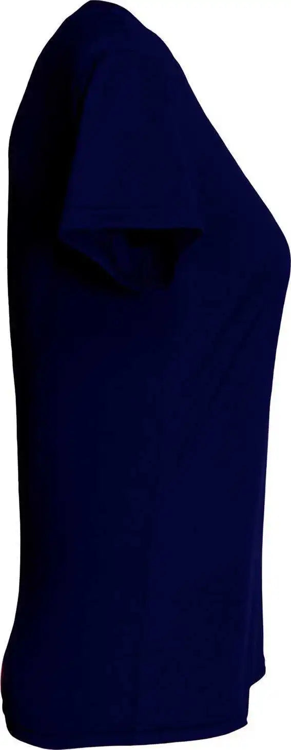 A4 Nw3013 Ladies’ Softek V-neck T-shirt - Navy