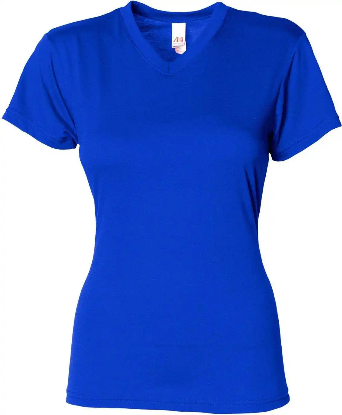 A4 Nw3013 Ladies’ Softek V-neck T-shirt - Royal