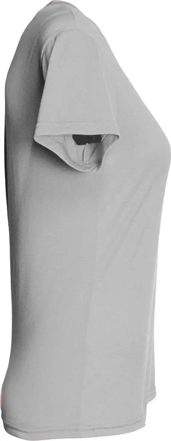 A4 Nw3013 Ladies’ Softek v Neck t Shirt Silver