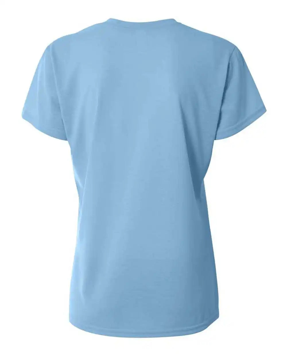 A4 Nw3264 Women’s Spun Poly Tee - Light Blue