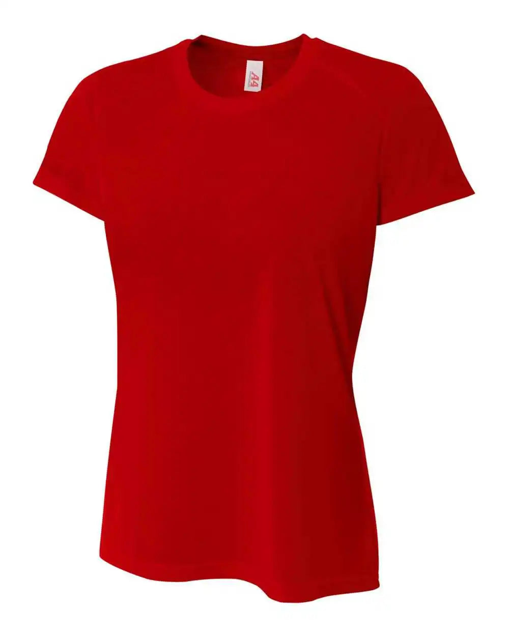 A4 Nw3264 Women’s Spun Poly Tee - Scarlet