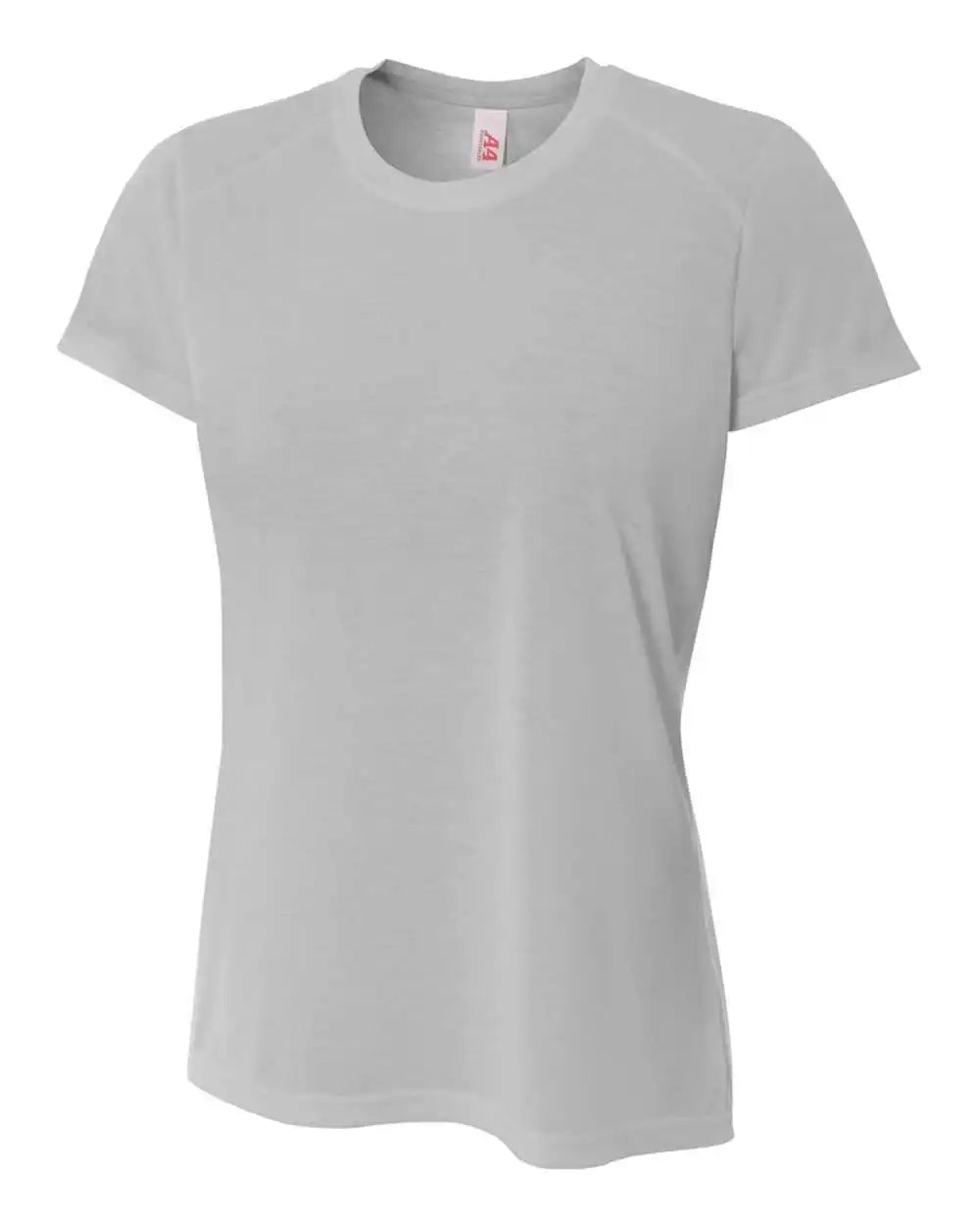 A4 Nw3264 Women’s Spun Poly Tee - Silver