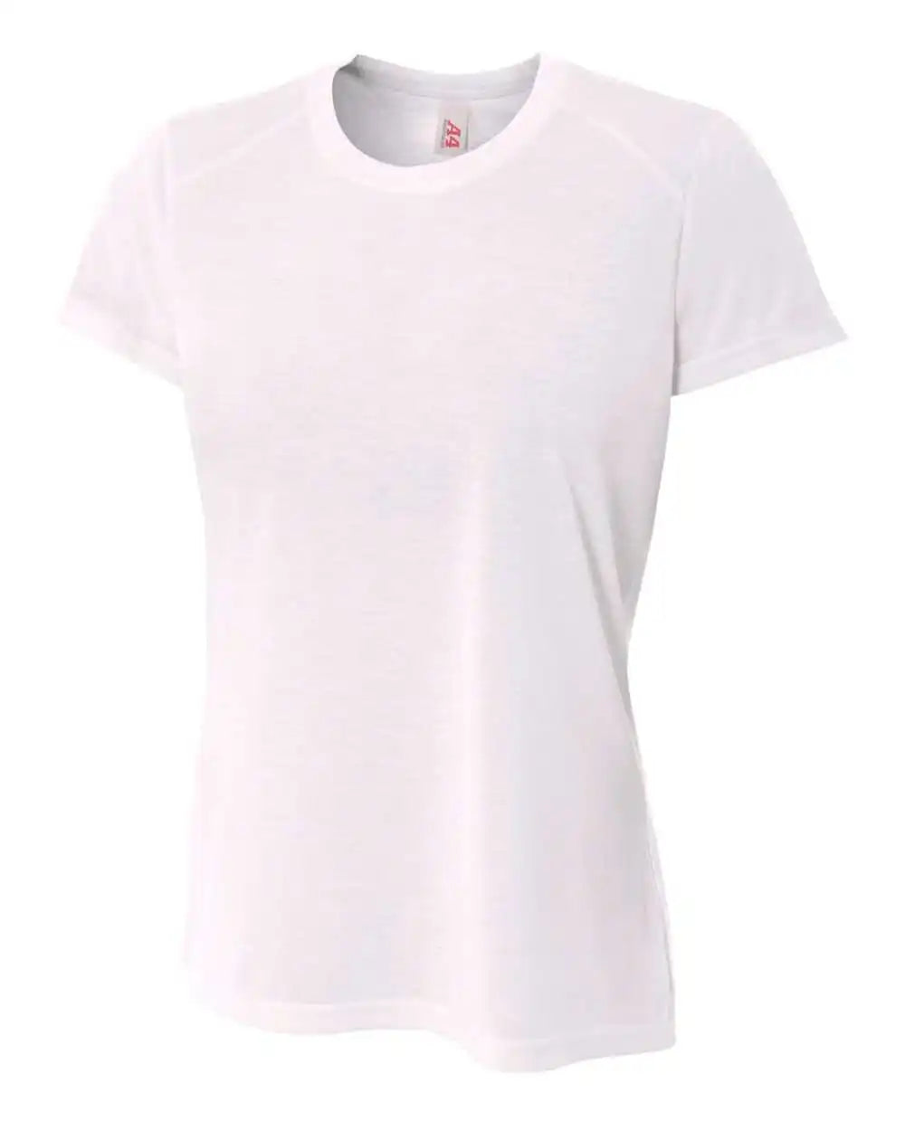 A4 Nw3264 Women’s Spun Poly Tee - White