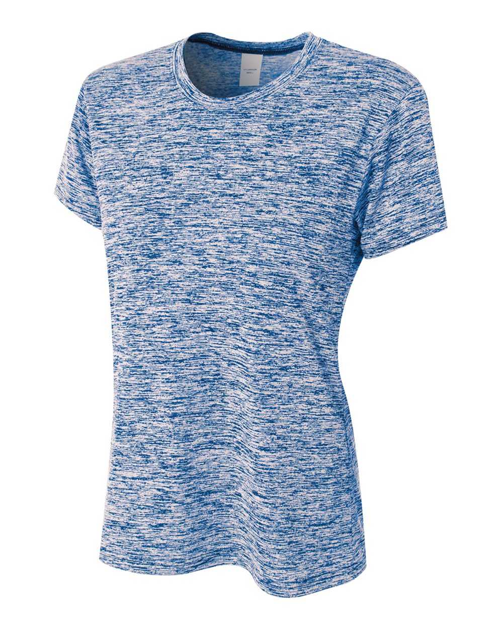A4 Nw3296 Women’s Space Dye Tech Shirt - Royal