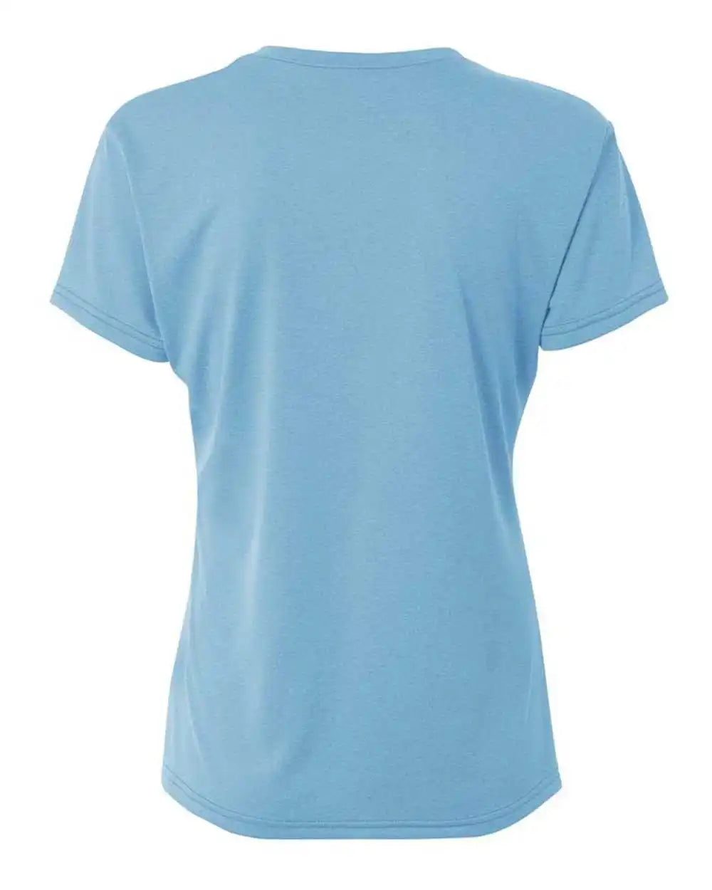 A4 Nw3381 Women’s Topflight Heather Tee - Light Blue