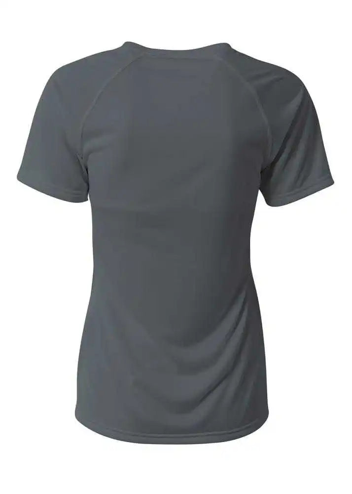A4 Nw3393 Surecolor Short Sleeve Cationic Women’s Tee - Graphite