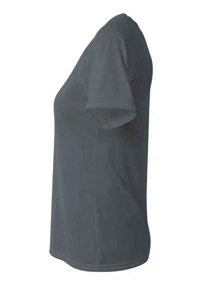 A4 Nw3393 Surecolor Short Sleeve Cationic Women’s Tee - Graphite