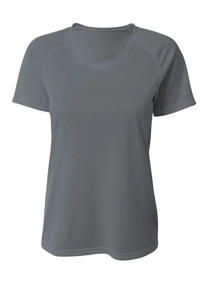 A4 Nw3393 Surecolor Short Sleeve Cationic Women’s Tee - Graphite