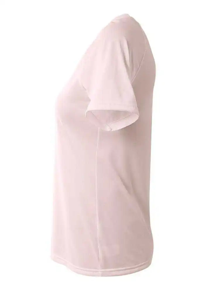 A4 Nw3393 Surecolor Short Sleeve Cationic Women’s Tee - White