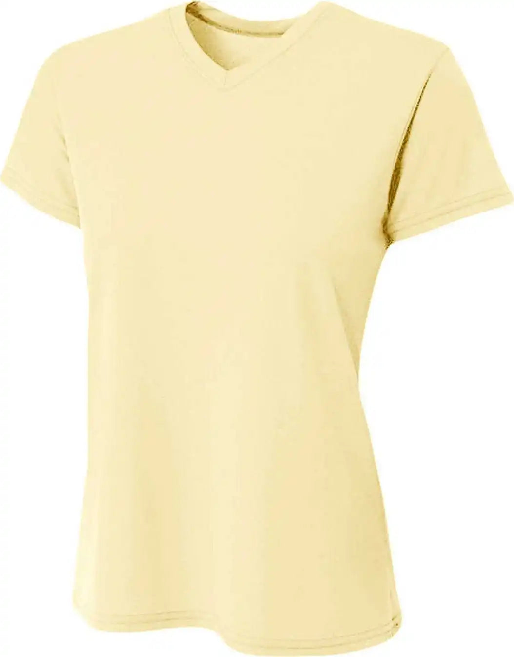 A4 Nw3402 Ladies’ Sprint Performance V-neck T-shirt - Light Yellow