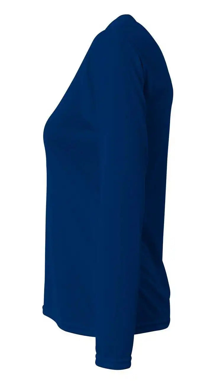 A4 Nw3425 Women’s Sprint Long Sleeve Tee Navy