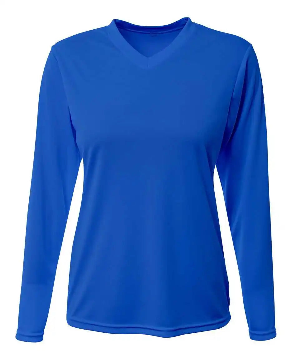 A4 Nw3425 Women’s Sprint Long Sleeve Tee - Royal
