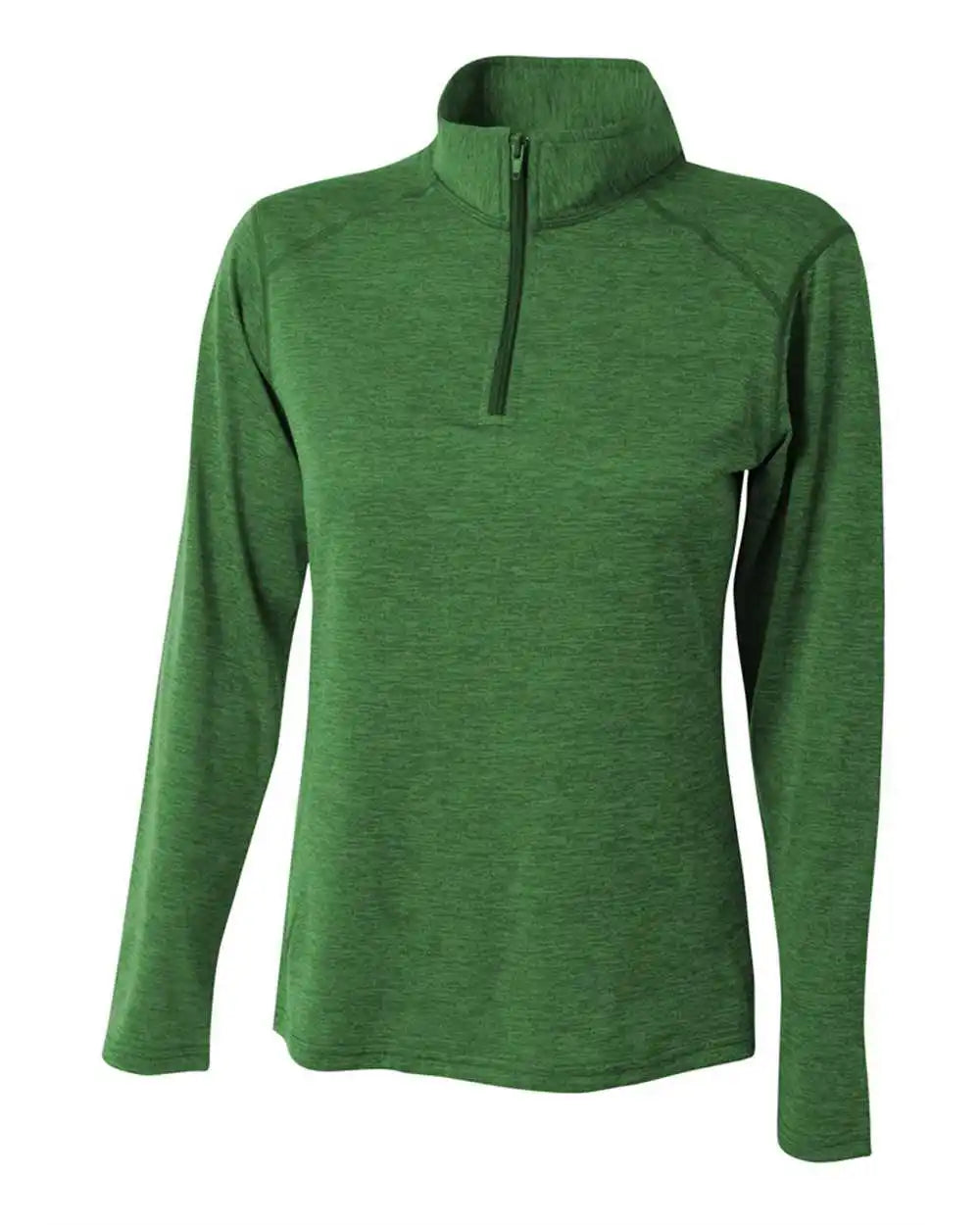 A4 Nw4010 Inspire Space Dye Quarter Zip - Kelly