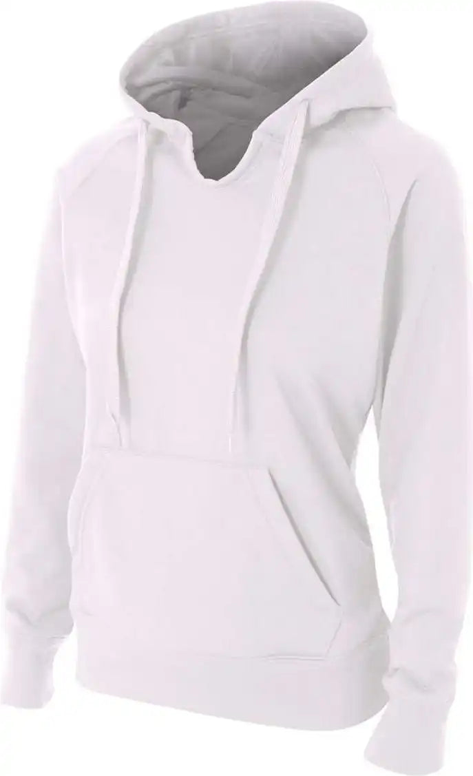 A4 Nw4245 Womens Tech Fleece Hoodie White