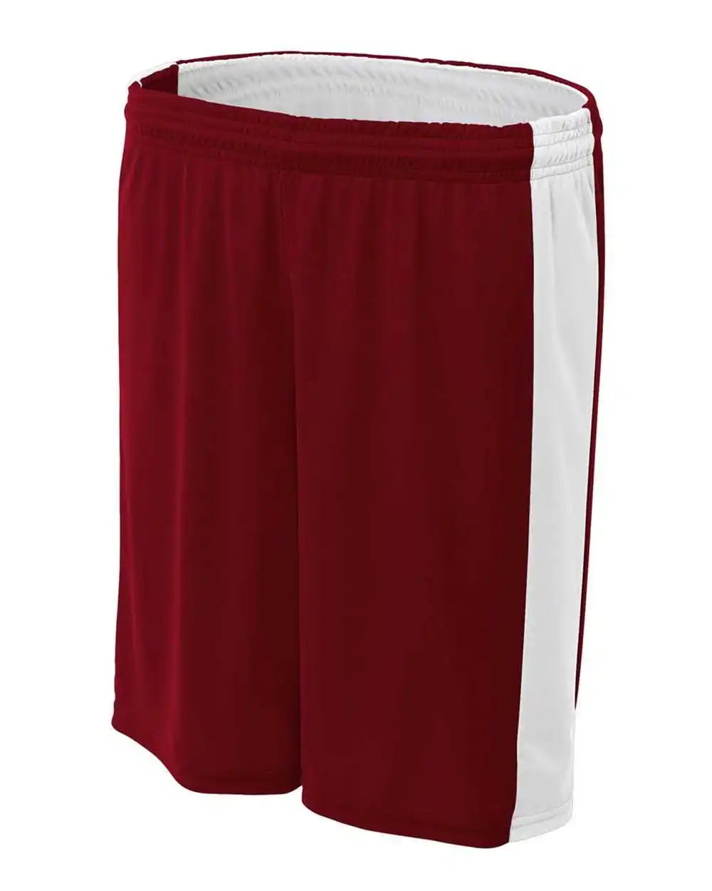 A4 Nw5284 Women’s Reversible Moisture Management 8’’ Short - Cardinal White
