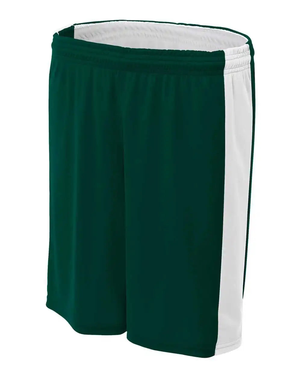 A4 Nw5284 Women’s Reversible Moisture Management 8’’ Short - Forest White
