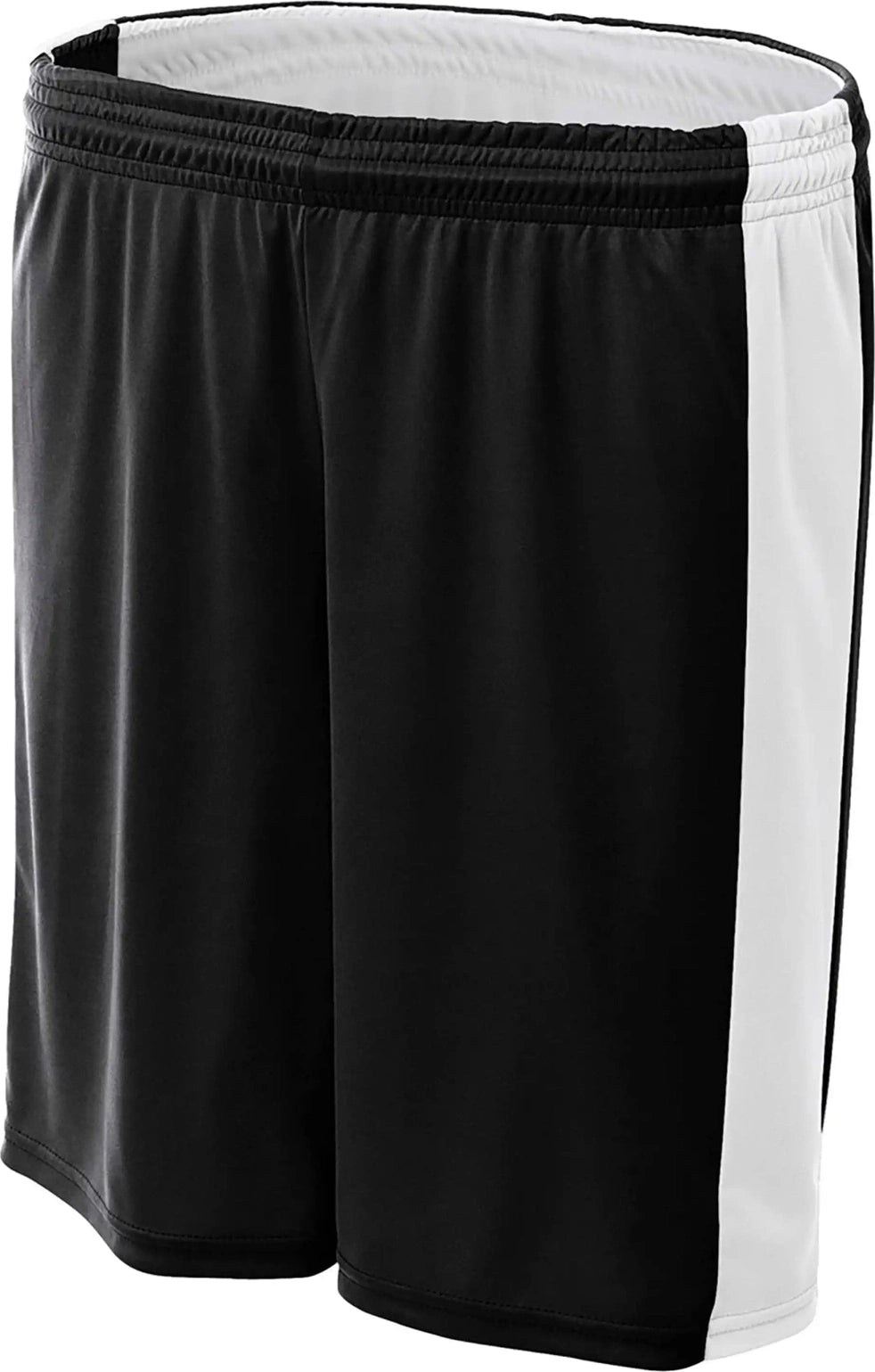 A4 Nw5388 6’’ Women’s Reversible Moisture Managemen - Black White - Ladies Xs