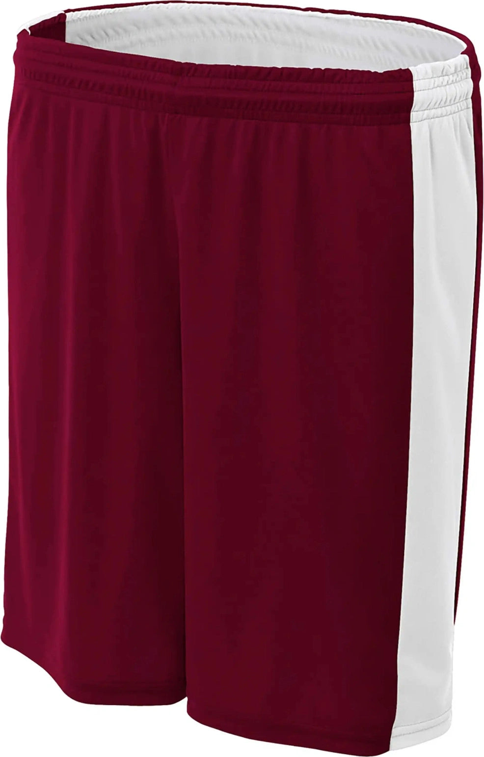 A4 Nw5388 6’’ Women’s Reversible Moisture Managemen - Maroon White - Maroon White / Xs