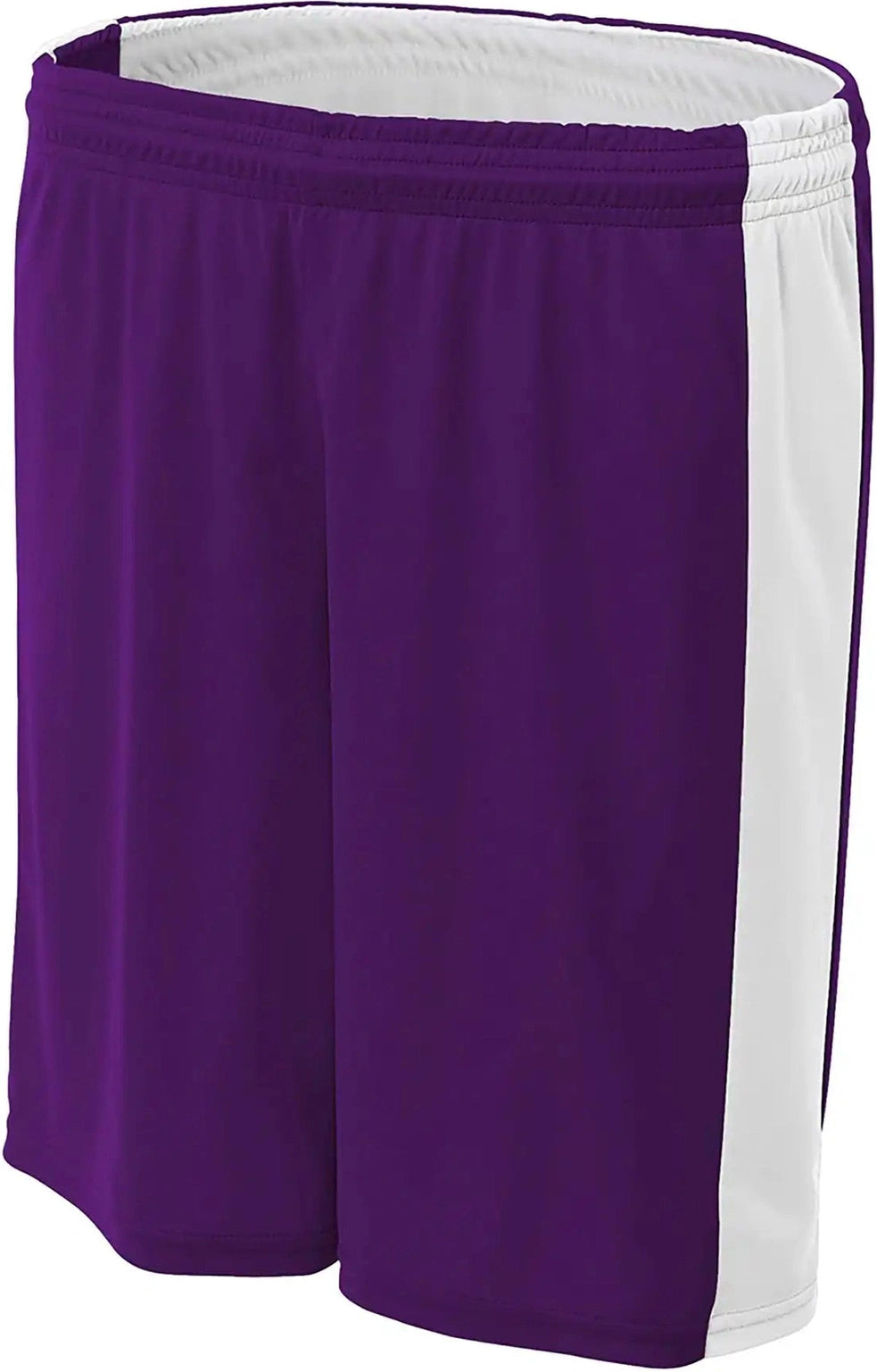 A4 Nw5388 6’’ Women’s Reversible Moisture Managemen - Purple White 2011 - Purple White / Xs