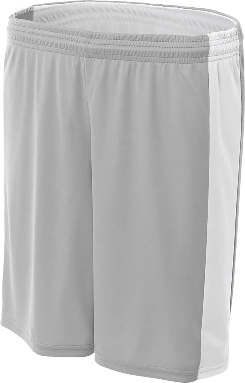 A4 Nw5388 6’’ Women’s Reversible Moisture Managemen - Silver White - Light Gray / Ladies Xs