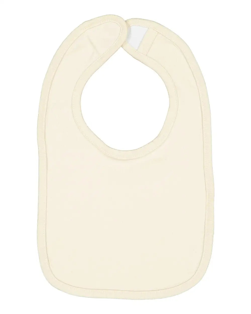 Rabbit Skins 1005r Infant Premium Jersey Bib - 1005 - Natural - one Size Fits Most