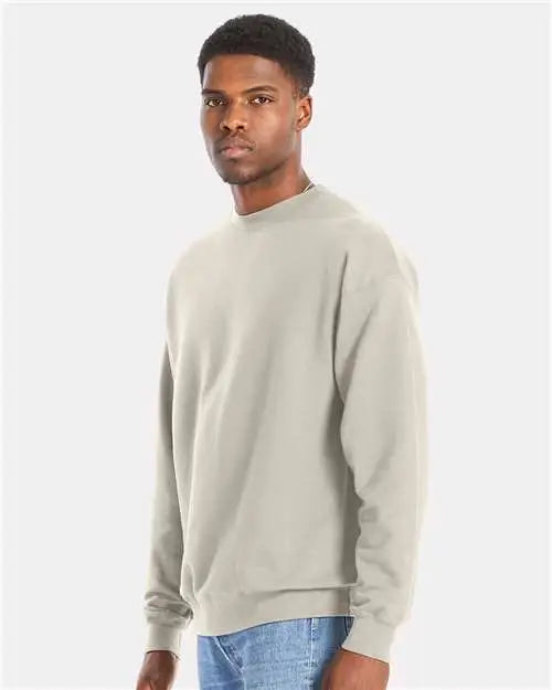 Hanes Rs160 Perfect Sweats Crewneck Sweatshirt - Sand