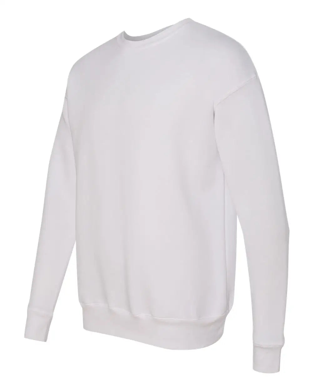 Bella + Canvas 3945 Sponge Fleece Drop Shoulder Crewneck Sweatshirt - White - Xs