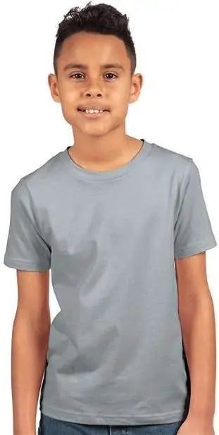 Next Level 3310 Youth Cotton T-shirt - Light Gray