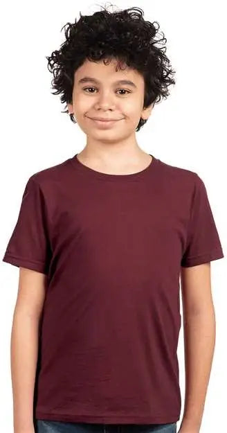 Next Level 3310 Youth Cotton T-shirt - Maroon